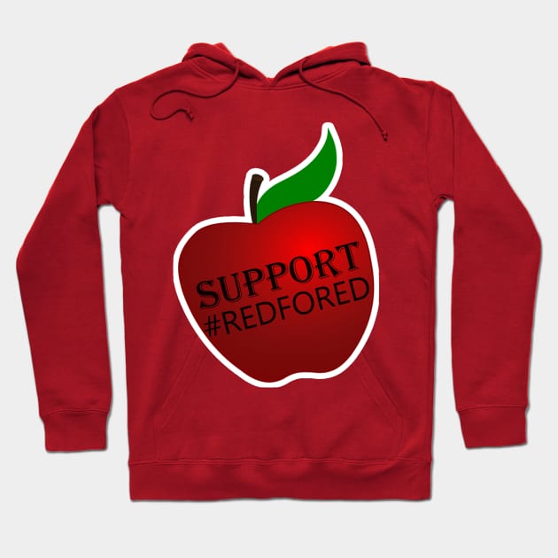 Teacher Support Wear Red for Public Ed School Support Shirt Hoodie by tamdevo1